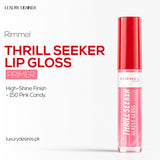 Rimmel Lip Gloss Thrill Seeker | High-Shine Finish - 150 Pink Candy Rimmel