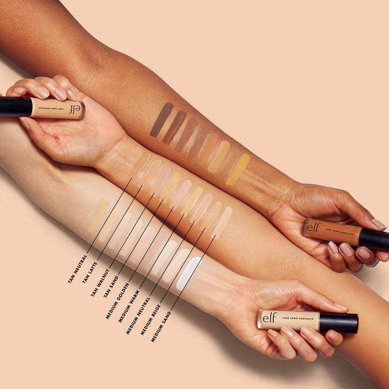 E.L.F 16Hr Camo Concealer Medium Peach – Full Coverage