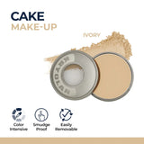 Kryolan Dry Cake Ivory - Flawless Matte Finish | Shop Now