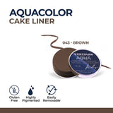 Kryolan Aquacolor Cake Liner - Brown | Smudge-Proof & Long-Lasting