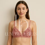 Pack Of 4 - Non Padded Cotton Printed Bras daily wear - Luxury Desires