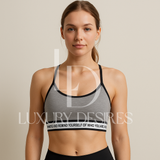 High Quality Sports Bra - Remind Yourself by Luxury Desires