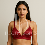 Pure Silk Triangle Cup Light Padded T-Shirt Bra | Luxurydesires