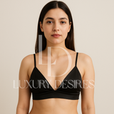 Pure Silk Triangle Cup Light Padded T-Shirt Bra | Luxurydesires
