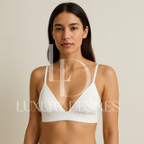 Pure Silk Triangle Cup Light Padded T-Shirt Bra | Luxurydesires