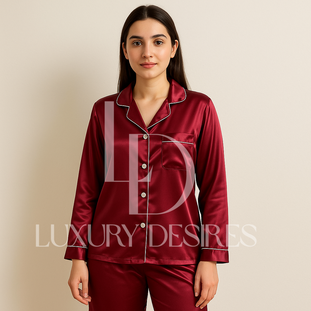 Silk Pajama Set | Wedding Lingerie & Sleepwear - Luxury Desires