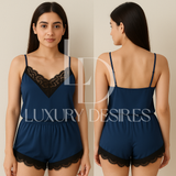 Polyester Shorts Sets for Women Purple | Luxury Desires