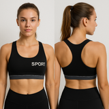 Pack of 3 Padded Cotton Sports Bras | Luxury Desires