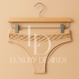 Sexy T Shape Mesh Hole Design G-string Panties | Pack of 3