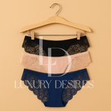 Pack of 2 Lace Net Seamless Panties for Women | Luxury Desires