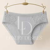 Luxury Desires Pack of 3 Lace Cotton Briefs | Stylish Panties