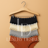 Solid Color Comfort Mid Waist Briefs Panties – Luxury Desires