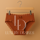 Solid Color Comfort Mid Waist Briefs Panties – Luxury Desires