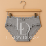 Solid Color Comfort Mid Waist Briefs Panties – Luxury Desires