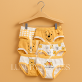 Pack of 3 Soft Cotton Ladies Imported Cartoon Pattern Panties