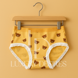 Pack of 3 Soft Cotton Ladies Imported Cartoon Pattern Panties