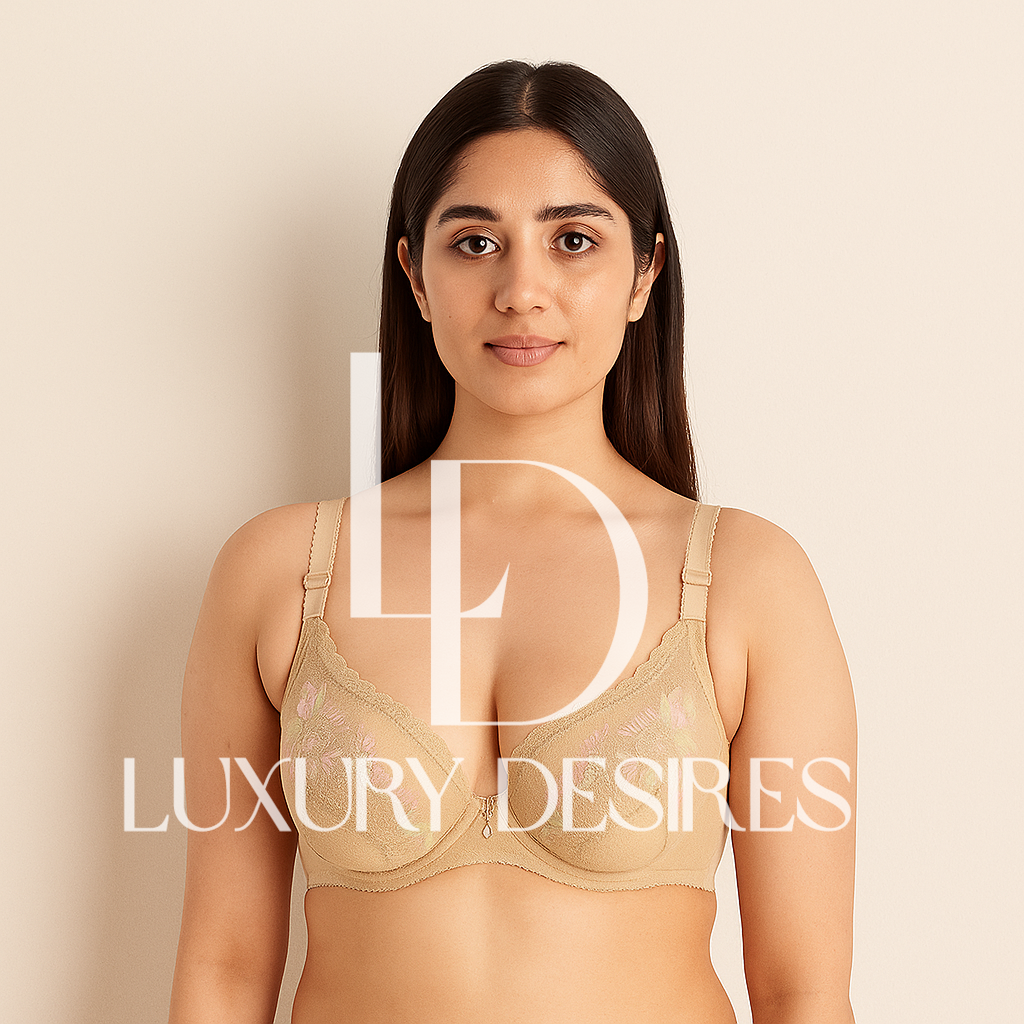 Skin Padded Bra set