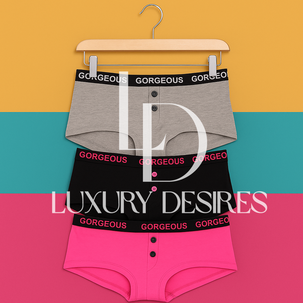 Pack Of 3 Summer Cotton Printed Thong Panties – Luxury Desire