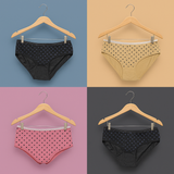 Pack of 5 Polka Dotted Cotton Briefs – Seamless Comfort