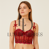 Luxury Desires Sexy Polyester Comfort Red Bra – Soft & Stylish