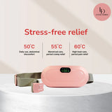 Period Cramp Relief Electric Heating Belt Massager | Luxury Desires