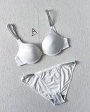 Buy Flourish High Quality Wired Rhinestone Straps Bra & Panty Set | Luxurydesires