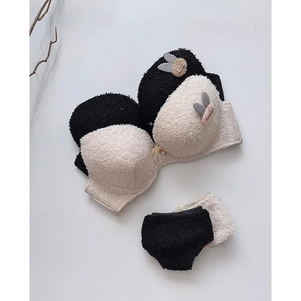 Bear Padded Bra Set