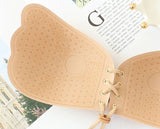 New Strapless Invisible Seamless Push Up Silicone Free Bra