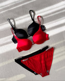 Buy Flourish High Quality Wired Rhinestone Straps Bra & Panty Set | Luxurydesires