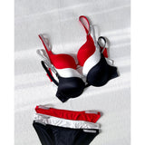 Buy Flourish High Quality Wired Rhinestone Straps Bra & Panty Set | Luxurydesires