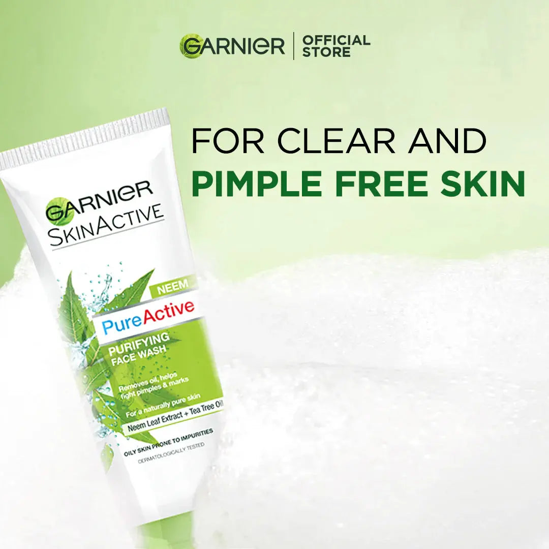Garnier - Pure Active Neem Purifying Face Wash - 100ml Garnier