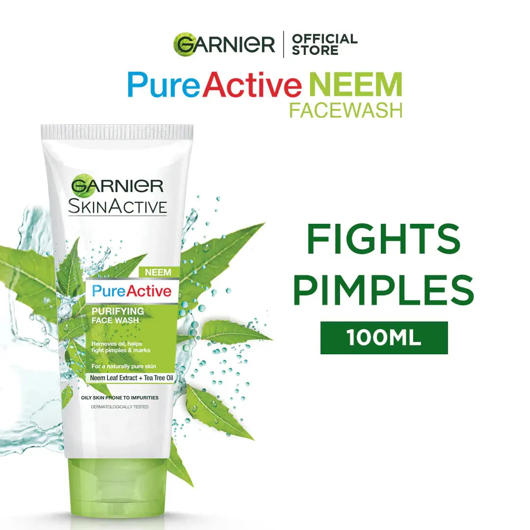 Garnier - Pure Active Neem Purifying Face Wash - 100ml Garnier