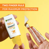 Garnier Vitamin C Super UV Matte Sunscreen SPF50+ | Oil-Free Protection - 30Ml