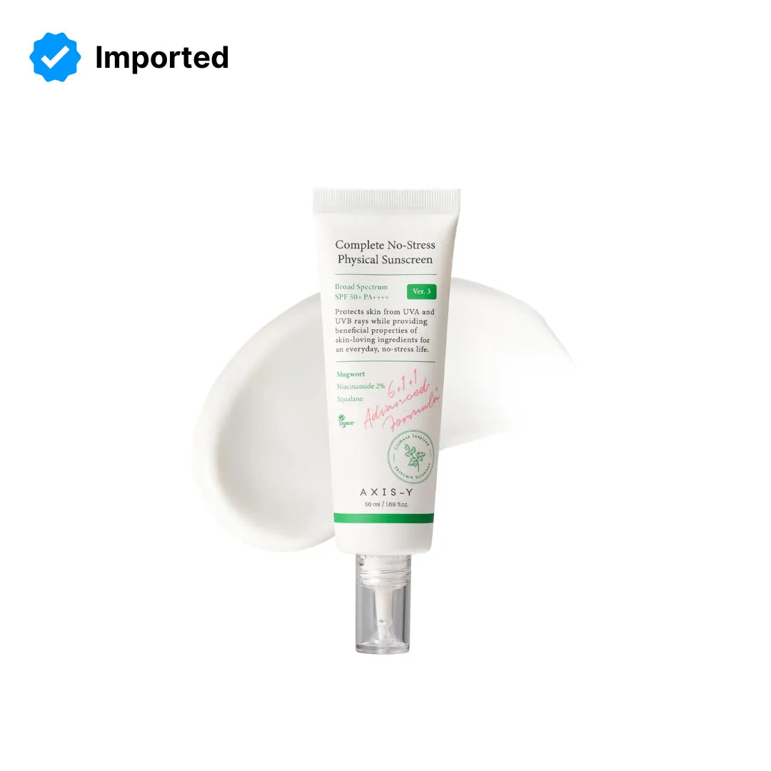 Complete No-Stress Physical Sunscreen 10ml | Axis-Y