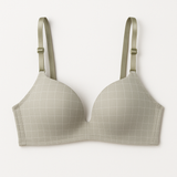 Luxury Desires Checkered Bra - Light Grey | High Quality & Comfortable