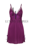 Sexy Strap Pajamas Nighty Purple Suit | Luxury Desires