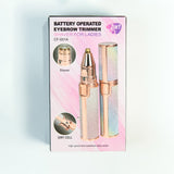 2 In 1 Battery Operated Eyebrow Trimmer Shaver For Ladies CF-001B