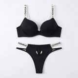 Adjustable Straps Push Up Bra And Panty Set | Luxury Desires Luxury Desires