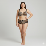 Leopard Print Lace Bra & Panty Set | Luxurydesires