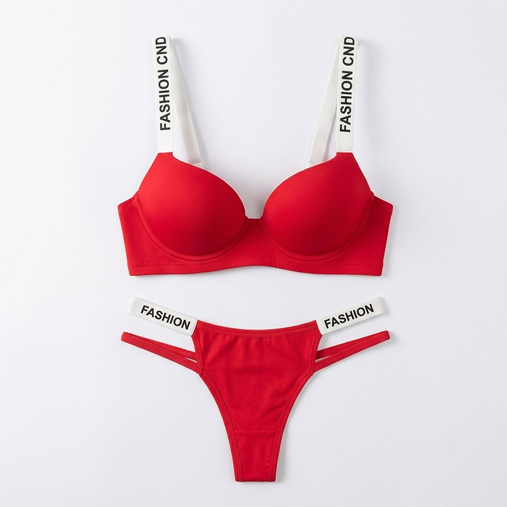 Adjustable Straps Push Up Bra And Panty Set | Luxury Desires Luxury Desires