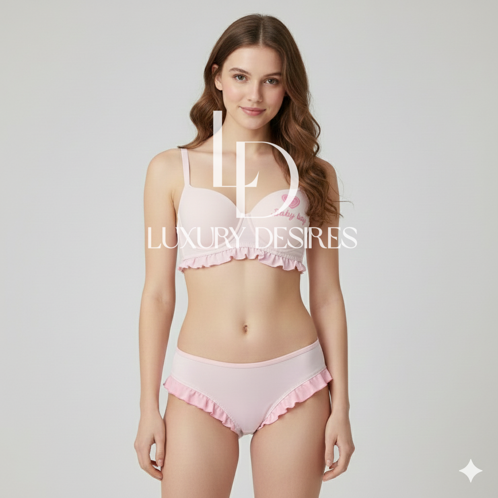 Baby Bay Pastel Ruffle Bra & Panty Set | Luxury Desires