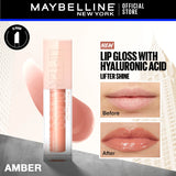 Maybelline Lifter Shine Lip Gloss – Hydrating Gloss with Hyaluronic Acid
