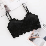 Luxury Desires Sexy Lace Sunflower Black Bra – Free Sizes