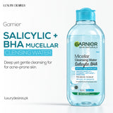 Garnier Salicylic + BHA Micellar Cleansing Water | Acne Care Garnier
