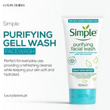 Simple Purifying Gel Wash 150Ml | Gentle & Effective Cleanser Simple