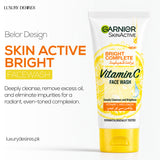Garnier Skin Active Bright Complete Face Wash - 100 ml | Buy Now Garnier