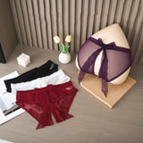 Luxury Desires (Pack Of 3) Waist Briefs Crotch Opening Panties