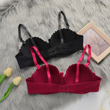 Luxury Desires Tube Red Bra – Simple Style Sexy Nylon Gather