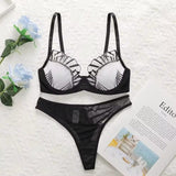 Elegant Bra Panty Set – Lace, Wired & Non-Padded | Luxury Desires