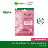 Garnier Skin Active Hydra Bomb Sakura Tissue Face Mask - Deep Hydration & Glow
